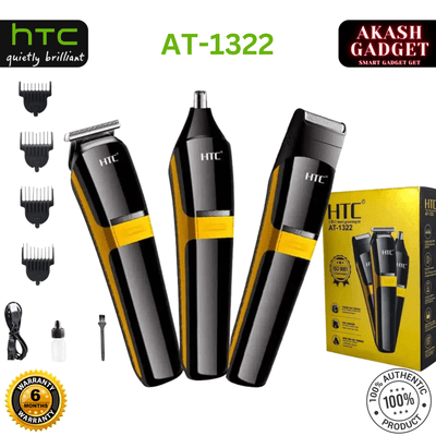 HTC AT-1322 Grooming Kit 3-in-1 Cordless Nose & Ear Hair, Saver Beard Trimmer for Men_img_0