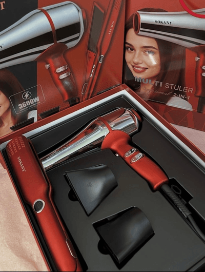 Sokany SK-14035 Professional 2-in-1 Hair Care Set (Hair Dryer & Straightener) for Women_img_4