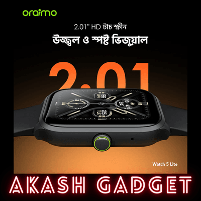 Oraimo Watch 5 Lite (OSW-804) 2.01" HD IP68 Smart Watch_img_1
