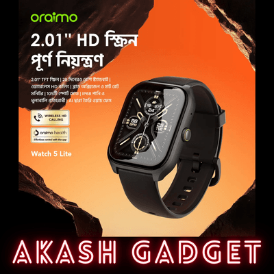 Oraimo Watch 5 Lite (OSW-804) 2.01" HD IP68 Smart Watch_img_2