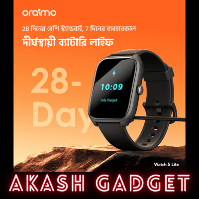 Oraimo Watch 5 Lite (OSW-804) 2.01" HD IP68 Smart Watch_img_5