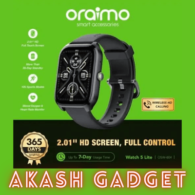 Oraimo Watch 5 Lite (OSW-804) 2.01" HD IP68 Smart Watch_img_11