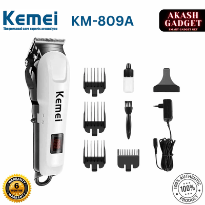 Kemei KM-809A Rechargeable Hair Clipper and Trimmer for Men_img_0