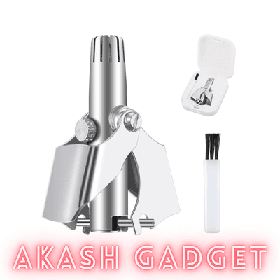 Manual Mini Stainless Nose Hair Trimmer for Men_img_2