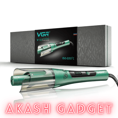 VGR V-583 Professional Automatic Hair Curling Iron For Women |  150–220°C Temperature Range, LED Display, Auto Shut-Off, 360° Swivel Cord & Lightweight Design_img_2