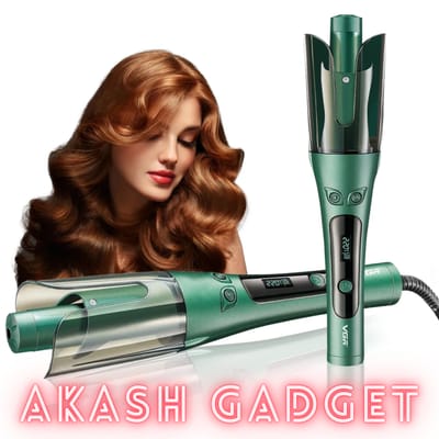 VGR V-583 Professional Automatic Hair Curling Iron For Women |  150–220°C Temperature Range, LED Display, Auto Shut-Off, 360° Swivel Cord & Lightweight Design_img_3