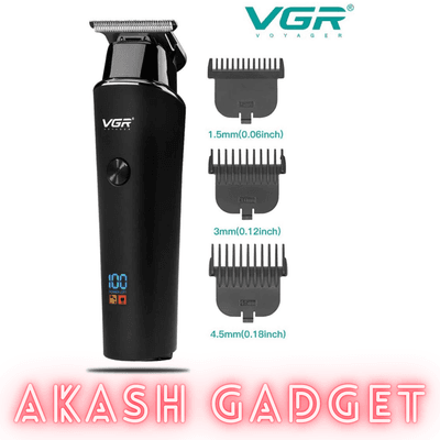 VGR V-937 Rechargeable Professional Hair and Beard Trimmer | Type-C, 2000mAh Battery, 500Min Backup_img_2