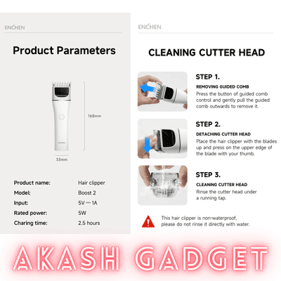 Enchen Boost 2 USB Type C Electric Hair Clipper for Men_img_17