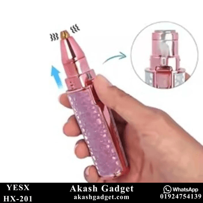 YESX HX-201 2-in-1 Battery-Operated Eyebrow Trimmer and Facial Hair Remover for Ladies_img_5