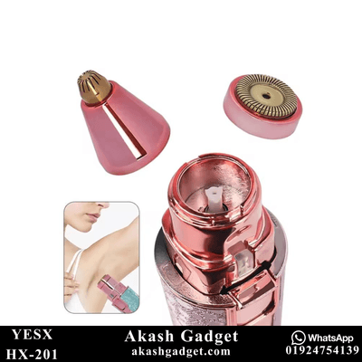 YESX HX-201 2-in-1 Battery-Operated Eyebrow Trimmer and Facial Hair Remover for Ladies_img_6