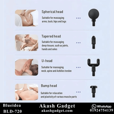 Blueidea BLD-720 Deep Tissue Muscle Massage Gun_img_7