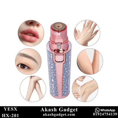 YESX HX-201 2-in-1 Battery-Operated Eyebrow Trimmer and Facial Hair Remover for Ladies_img_7