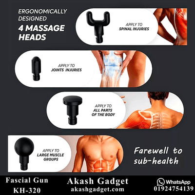 Fascial Gun KH-320 Deep Tissue Muscle Massage Gun_img_9