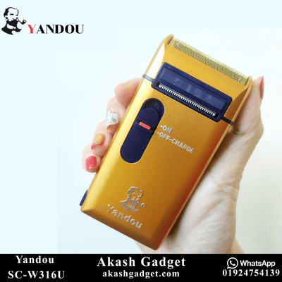 Yandou SC-W316U Rechargeable Electric Shaver with Pop-up Trimmer for Men_img_10