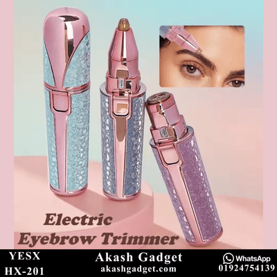 YESX HX-201 2-in-1 Battery-Operated Eyebrow Trimmer and Facial Hair Remover for Ladies_img_12