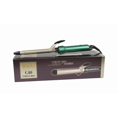 V & G C40 Professional Fast Heat-up 230°C (16mm, 19mm) Hair Curling Iron_img_0