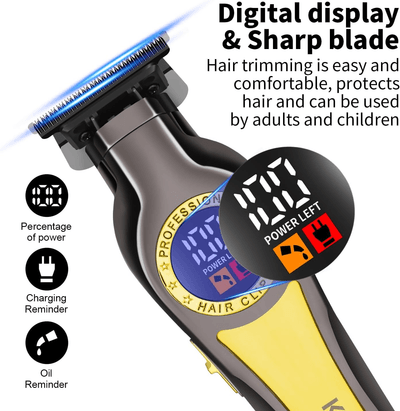 Kemei KM-1784 New Hair Clipper and Trimmers | Fast 6500RPM Motor Quality, 1200mAh Built-in Li-battery, Last Long Barber Hair Salon Detail_img_11