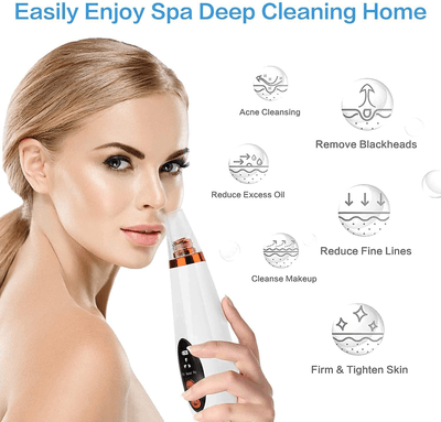 6 in 1 Multi-Function USB Rechargeable Blackhead Remover, Instrument Black Dot Remover, Acne Vacuum, Suction Face Clean, Black Head Pore Cleaning, Beauty Skin for Women_img_8