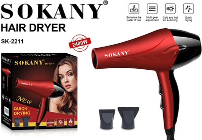 Sokany SK-2211 Professional 2400W Dual Speed Hot & Cold Air Hair Dryer_img_8