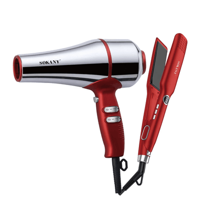 Sokany SK-14035 Professional 2-in-1 Hair Care Set (Hair Dryer & Straightener) for Women_img_0