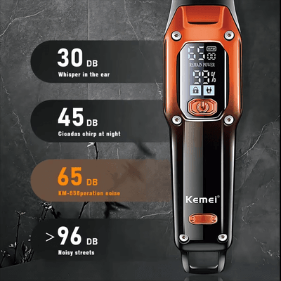 Kemei KM-658 Professional Cordless Electric Beard and Hair Trimmer for Men_img_9