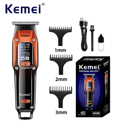 Kemei KM-658 Professional Cordless Electric Beard and Hair Trimmer for Men_img_0