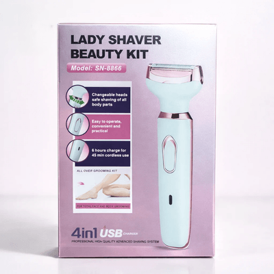 SN-8866 Profession 4-in-1 Lady Shaver Rechargeable Beauty Grooming Kit_img_7