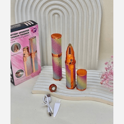 CF-001B 2-in-1 Rechargeable Eyebrow Trimmer and Facial Hair Remover for Ladies_img_4