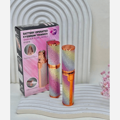 CF-001B 2-in-1 Rechargeable Eyebrow Trimmer and Facial Hair Remover for Ladies_img_5