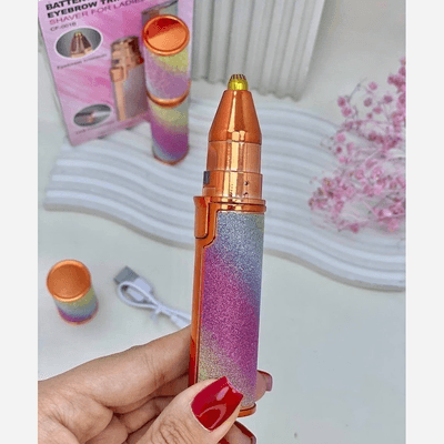 CF-001B 2-in-1 Rechargeable Eyebrow Trimmer and Facial Hair Remover for Ladies_img_2
