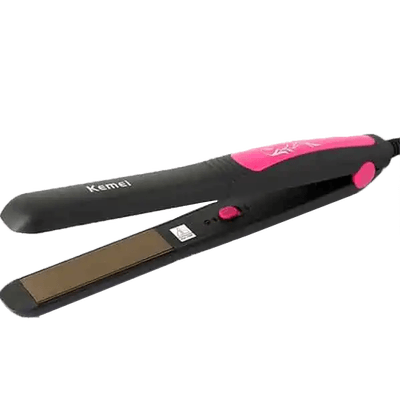 Kemei KM-328 Professional Hair Straightener - 220°C Ceramic Plates_img_2