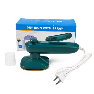 Mini Dry Iron With Water Spray - Portable Electric Handheld Iron Approx. 150°C 🌡️_img_0