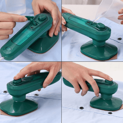 Mini Dry Iron With Water Spray - Portable Electric Handheld Iron Approx. 150°C 🌡️_img_8