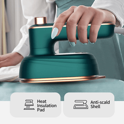 Mini Folding Dry and Wet Portable Iron With Water Spray - Electric Handheld Iron Approx. 160°C 🌡️_img_20
