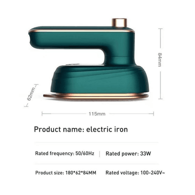 Mini Folding Dry and Wet Portable Iron With Water Spray - Electric Handheld Iron Approx. 160°C 🌡️_img_3
