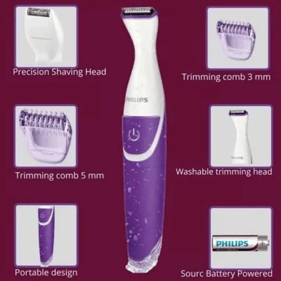 PHILIPS BRT383/15 Bikini Trimmer & Shaver For Women_img_9