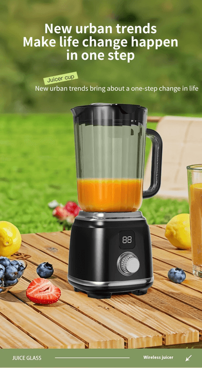Citrus Portable Juicer Blender | USB Charging, Rechargeable with an LED Display, 600ml Fruit Juicer_img_29