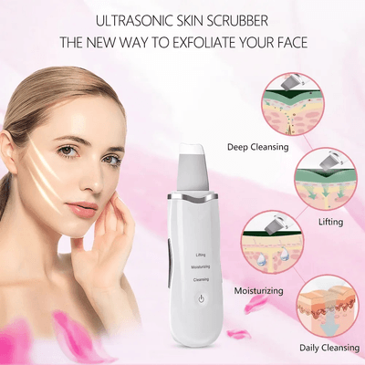 Ultrasonic Shovel BEAUTY START - Skin Scrubber, Face Spatula For Blackhead Removal And Cleansing Pores_img_9
