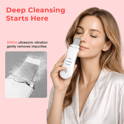 Ultrasonic Shovel BEAUTY START - Skin Scrubber, Face Spatula For Blackhead Removal And Cleansing Pores_img_11