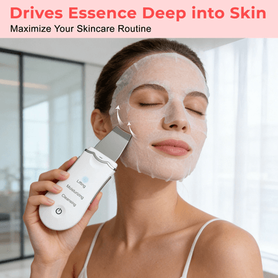 Ultrasonic Shovel BEAUTY START - Skin Scrubber, Face Spatula For Blackhead Removal And Cleansing Pores_img_12