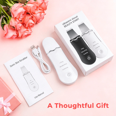 Ultrasonic Shovel BEAUTY START - Skin Scrubber, Face Spatula For Blackhead Removal And Cleansing Pores_img_16