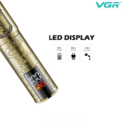VGR V-073 Professional Hair Trimmer with LED Display_img_5