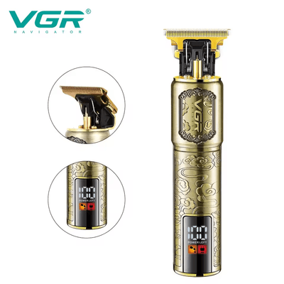 VGR V-073 Professional Hair Trimmer with LED Display_img_3