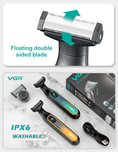 VGR V-360 Professional 2-in-1 Hybrid Trimmer and Shaver (IPX6 Waterproof)_img_8