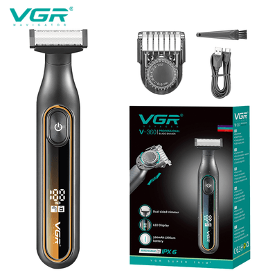 VGR V-360 Professional 2-in-1 Hybrid Trimmer and Shaver (IPX6 Waterproof)_img_3