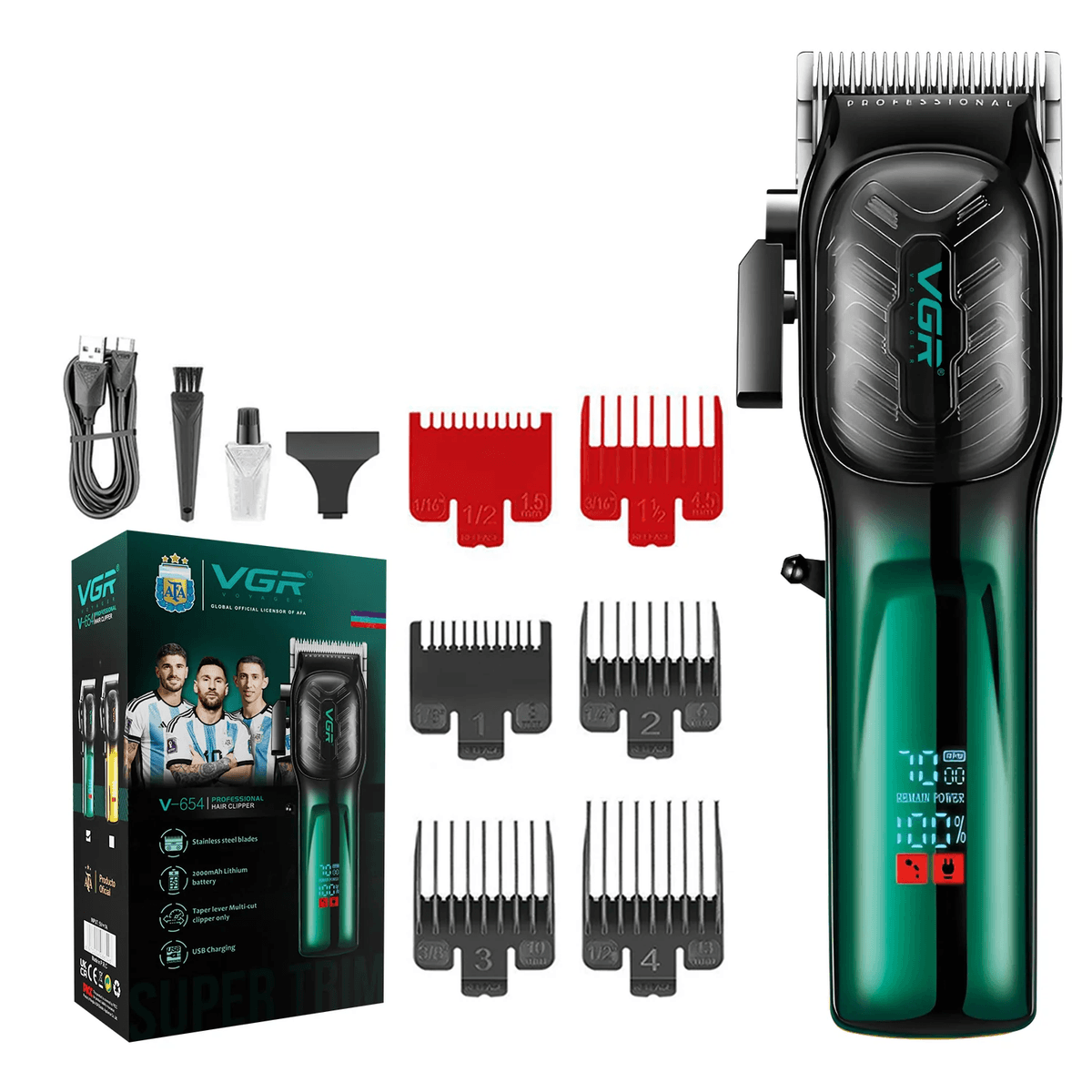 VGR V-654 Professional Hair Clipper for Men