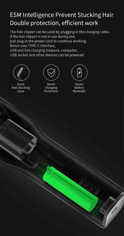 ENCHEN Boost USB Type C Electric Hair Clipper for Men_img_19