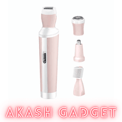 Kemei KM-3024 Multifunctional 4 in 1 Face, Eyebrow, Nose, & Lady Shaver for Women_img_6